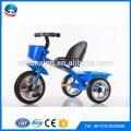 2016 Triciclo do triciclo do triciclo do pedal das rodas de três crianças do modelo novo / triciclo plástico do bebê para India